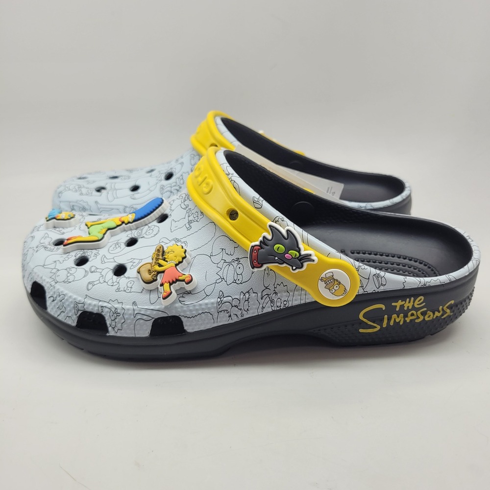 The Simpsons x Crocs Classic Clog Multi Men 7 Women 9 211106-90H - Picture 11 of 11